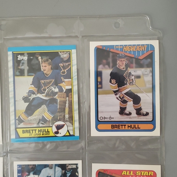 8LOT BRETT HULL CARDS - Picture 5 of 5